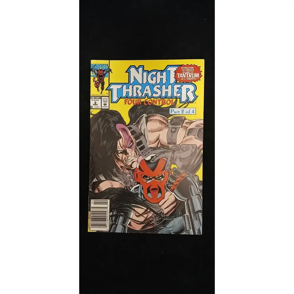 NIGHT THRASHER FOUR CONTROL #1-4 COMPLETE SET Marvel 1992 New Warriors Comic
